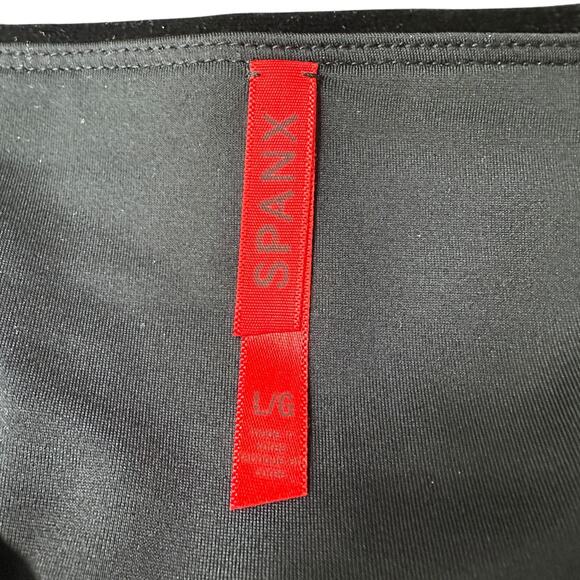 Spanx Ready To Wow Velvet Leggings Women’s Large Black High Rise Pull On NWT New - Picture 5 of 11